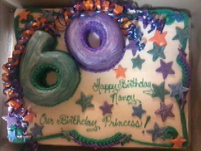 60th Birthday Cake - Cake by sactreats