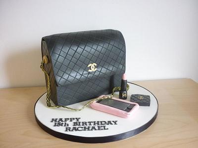 Chanel handbag cake - Cake by Topperscakes