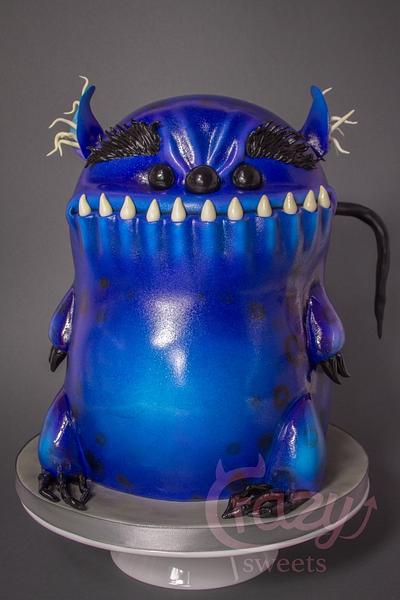 little blue monster - Cake by Crazy Sweets