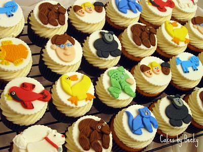 Brown Bear, Brown Bear, What Do You See? Cupcakes - Cake by Becky Pendergraft