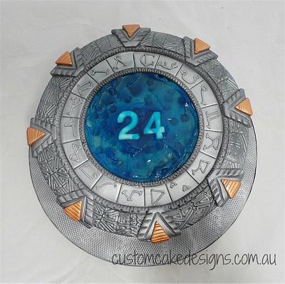 Stargate Portal Cake - Cake by Custom Cake Designs