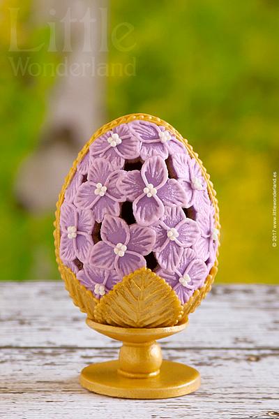 Fabergé style egg - Cake by Rocío Cuenca