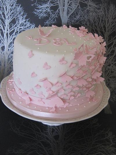 Butterflies Wedding Cake - Cake by Just Because CaKes