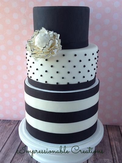 Dots and Stripes - Cake by GailC.