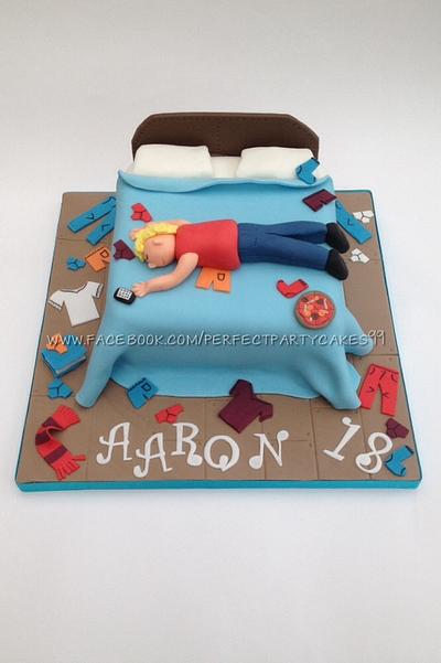 Teenager in bed - Cake by Perfect Party Cakes (Sharon Ward)