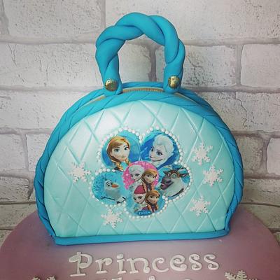 Disney Frozen  Handbag  Cake - Cake by Lilli Oliver Cake Boutique
