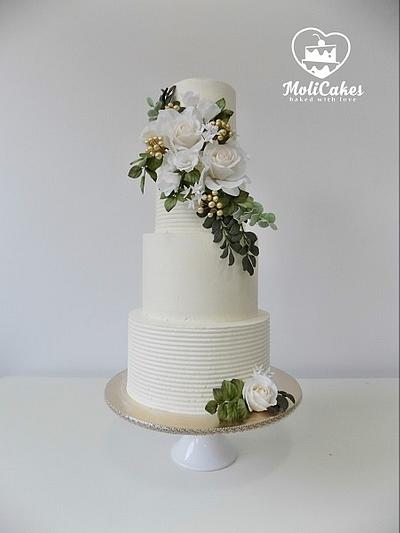 Cream cake IV.  - Cake by MOLI Cakes