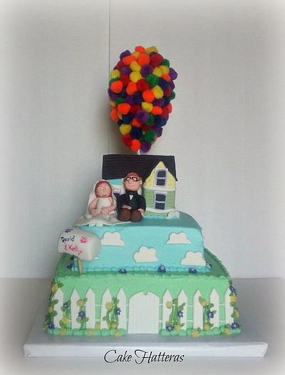 An "UP" Wedding Cake - Cake by Donna Tokazowski- Cake Hatteras, Martinsburg WV
