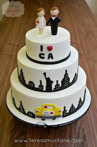 Wedding Cake New York - Cake by Teresa Muntané