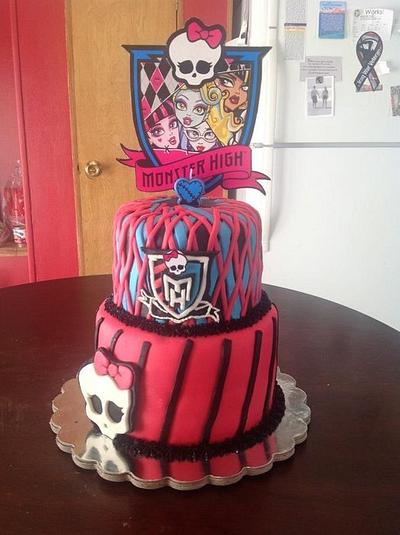 Monster high cake  - Cake by Ashleylavonda