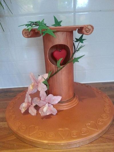 Pillar of Love - Cake by Donna