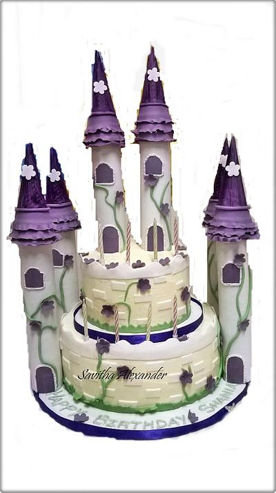 Princess Castle Cake - Cake by Savitha Alexander