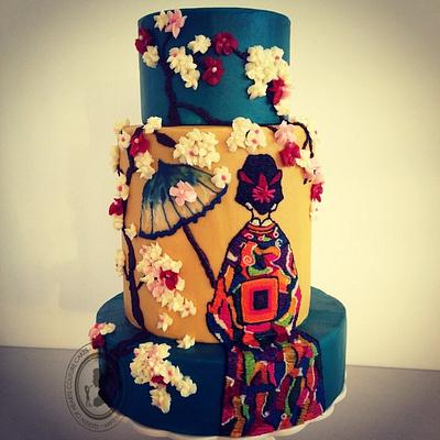 GEISHA - Cake by Queen of Hearts Couture Cakes