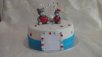 From Us to You Birthday cake - Cake by Irina Vakhromkina