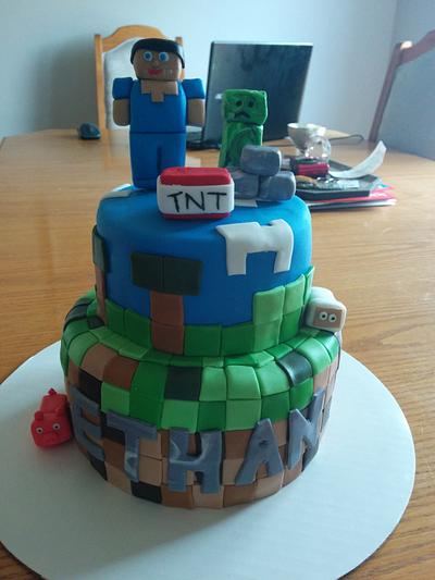 Minecraft cake - Cake by The Little Cake Company