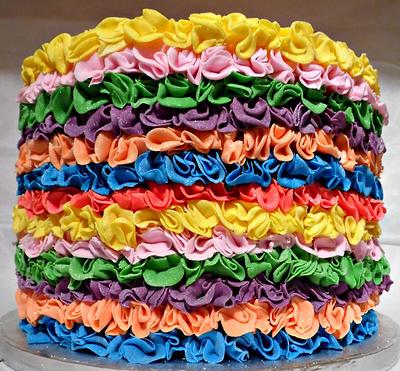 Rainbow cake - Cake by yvonne