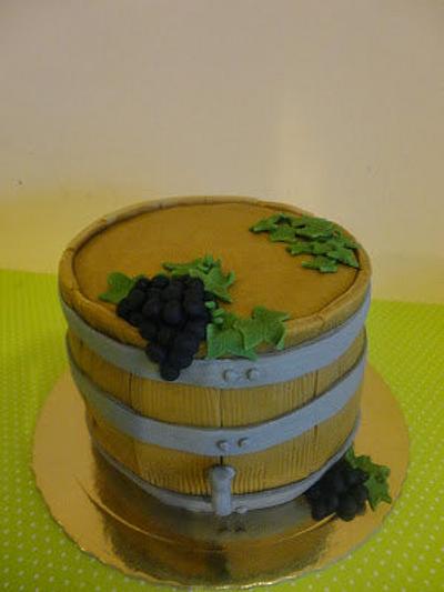 Wine barrel - Cake by ItaBolosDecorados