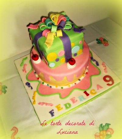 torta pacco regalo - Cake by luciana