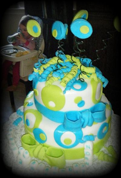 Birthday cake - Cake by Valley Kool Cakes (well half of it~Tara)