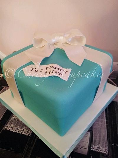 Tiffany Box Cake - Cake by Cherry's Cupcakes