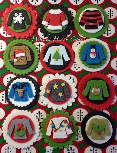 Christmas Jumpers! - Cake by Wooden Heart Cakes