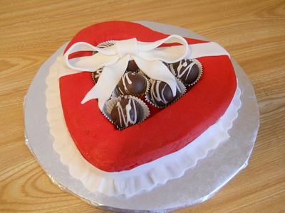 Heart Cake - Cake by Patty Mattison-Stewart