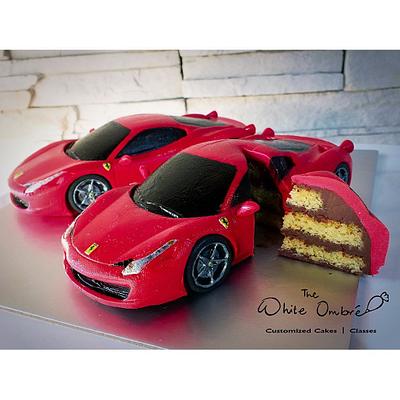 Miniature Ferrari 458 Italia Cake - Cake by Nicholas Ang