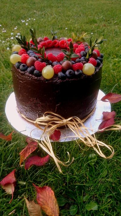 chocolate autumn - Cake by Jiřina Matějková