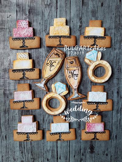 Wedding wishes...:) 3 - Cake by BULGARIcAkes