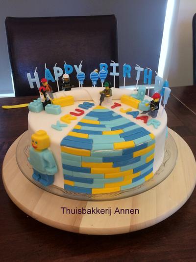 3D Lego cake - Cake by thuisbakkerijannen