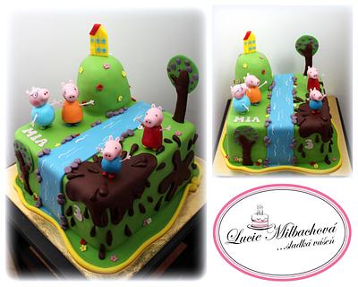 Pig Peppa - Cake by Lucie Milbachová (Czech rep.)