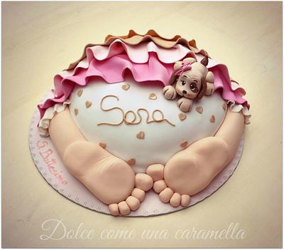 Cake baby feet2 - Cake by Dolce come una caramella