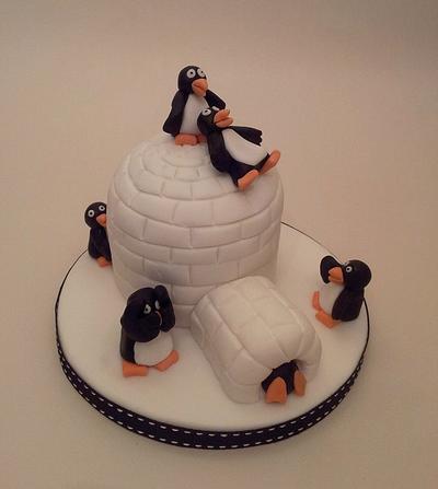 Penguin Playground - Cake by Sarah Poole