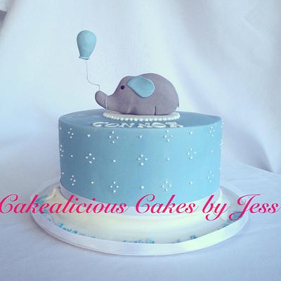 Christening cake - Cake by cakealiciouscakesbj
