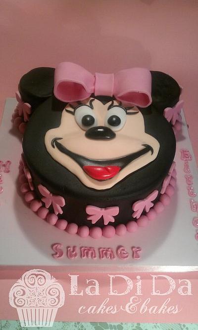 Minnie Mouse birthday cake - Cake by Denise Davidson