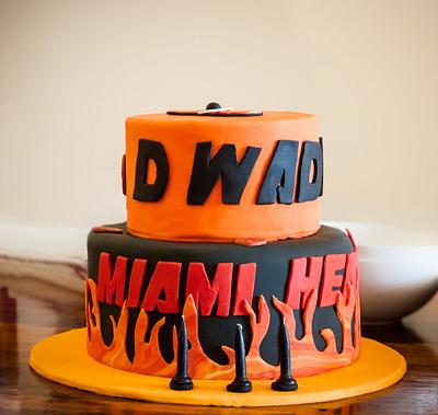 Miami Heat cake - Cake by nannajane