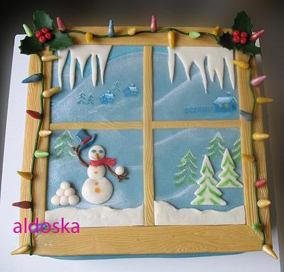 Winter window - Cake by Alena
