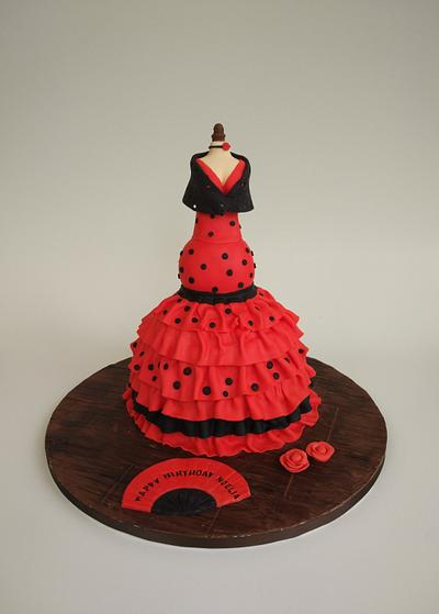 3D flamenco doll - Cake by nef_cake_deco