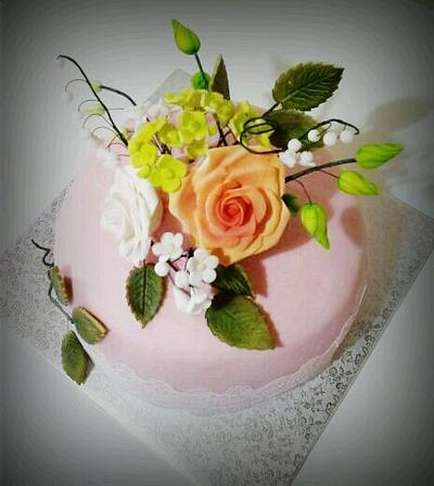 roses - Cake by giada