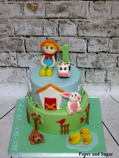 Little Farmer Cake - Cake by Dina - Paper and Sugar