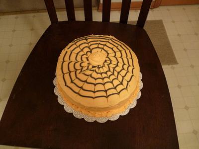 Spider Web Cake - Cake by Alicia Morrell