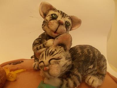 The kittens - Cake by Torturicupasiune