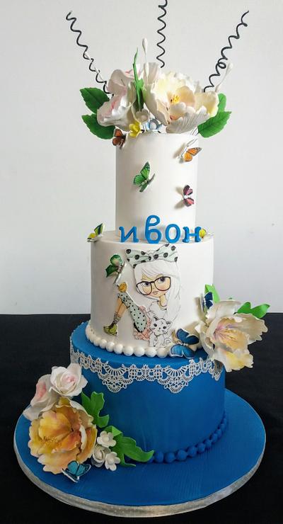 Cake for my  daughter  ❤ - Cake by Silviq Ilieva