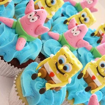 Spongebob Cupcakes  - Cake by The Cup Cake Taste 