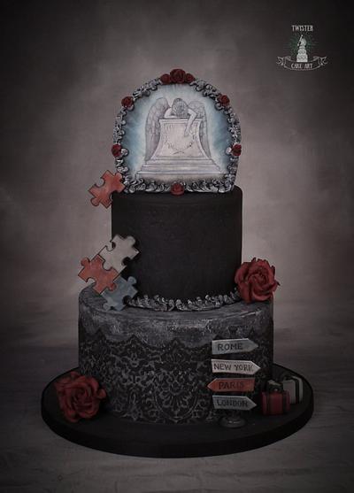 Dark Birthday - Cake by Twister Cake Art