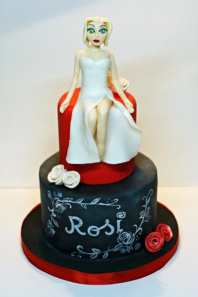 cake "sexy Rosi" - Cake by Vanessa Rodríguez