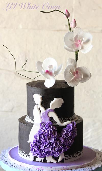 Orchid Charm - Cake by Gauri Kekre