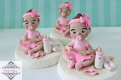 Baby cake topper - Cake by Natalia Salazar