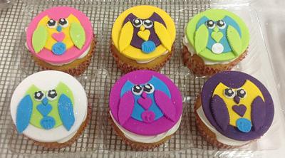 Owl cupcakes  - Cake by beasweet
