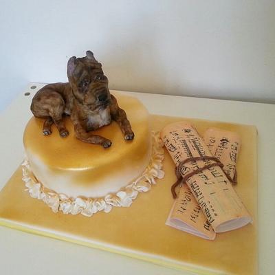 cake dog - Cake by Sabrina Adamo 